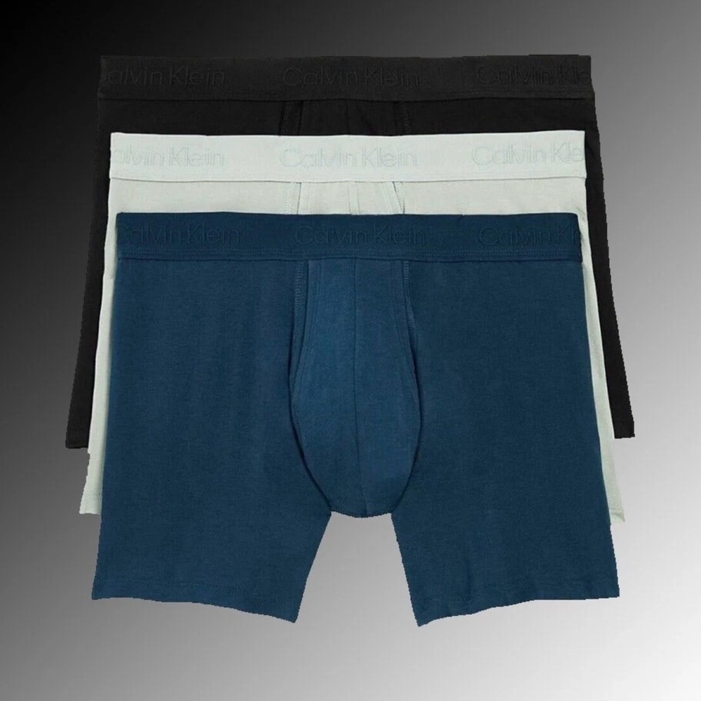 Calvin Klein Black Cotton Standards 3-Pack Boxer Brief, Multicolor Men's Size
XL